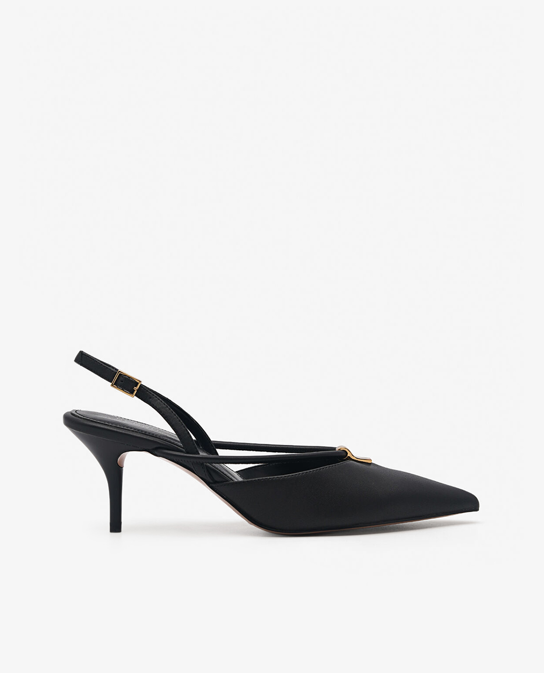 PEDRO - Giày cao gót nữ bít mũi hở gót Romona Leather Mule