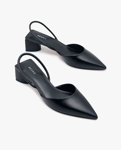  PEDRO - Giày cao gót nữ bít mũi đế trụ thời trang 