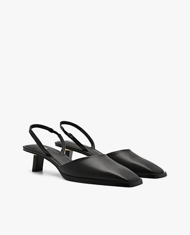  PEDRO - Giày cao gót nữ bít mũi phối quai thời trang 