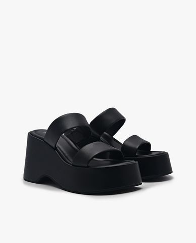  PEDRO - Giày sandals đế xuồng nữ quai ngang Bianca 