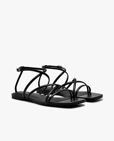  PEDRO - Giày sandals nữ đế thấp quai chéo Pallas 