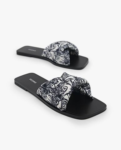  PEDRO - Dép nữ quai ngang Printed Twisted Strap 