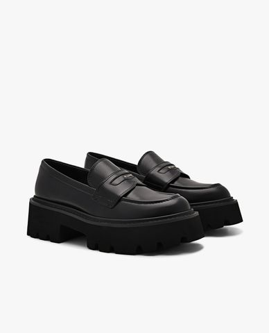  PEDRO - Giày lười nữ đế cao mũi tròn Edita Penny 