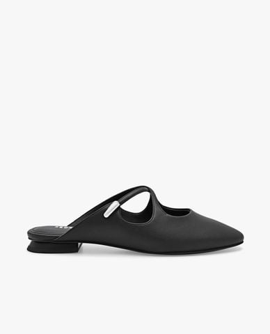  PEDRO - Giày mules nữ đế thấp mũi nhọn Crossover 