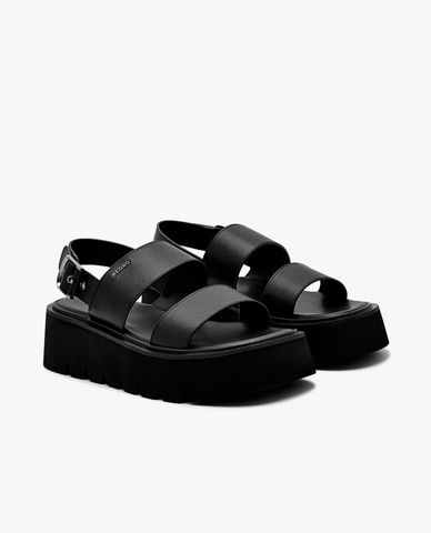  PEDRO - Giày sandals nữ đế cao quai ngang Helix 