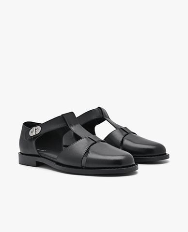  PEDRO - Giày sandals nữ đế thấp Leather Covered 