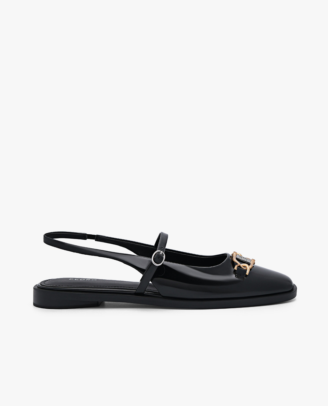 PEDRO - Giày sandals nữ đế thấp Jean Leather