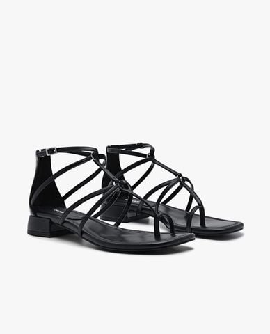  PEDRO - Giày sandals nữ đế thấp Gladiator 