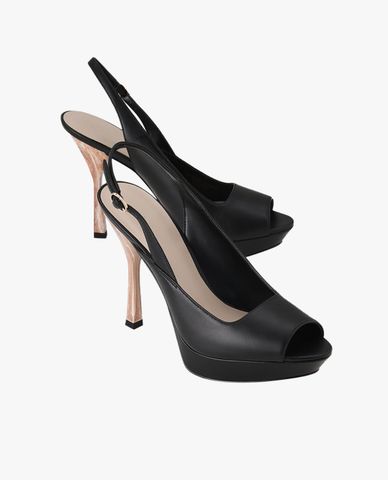  PEDRO - Giày cao gót Peep Toe Leather 