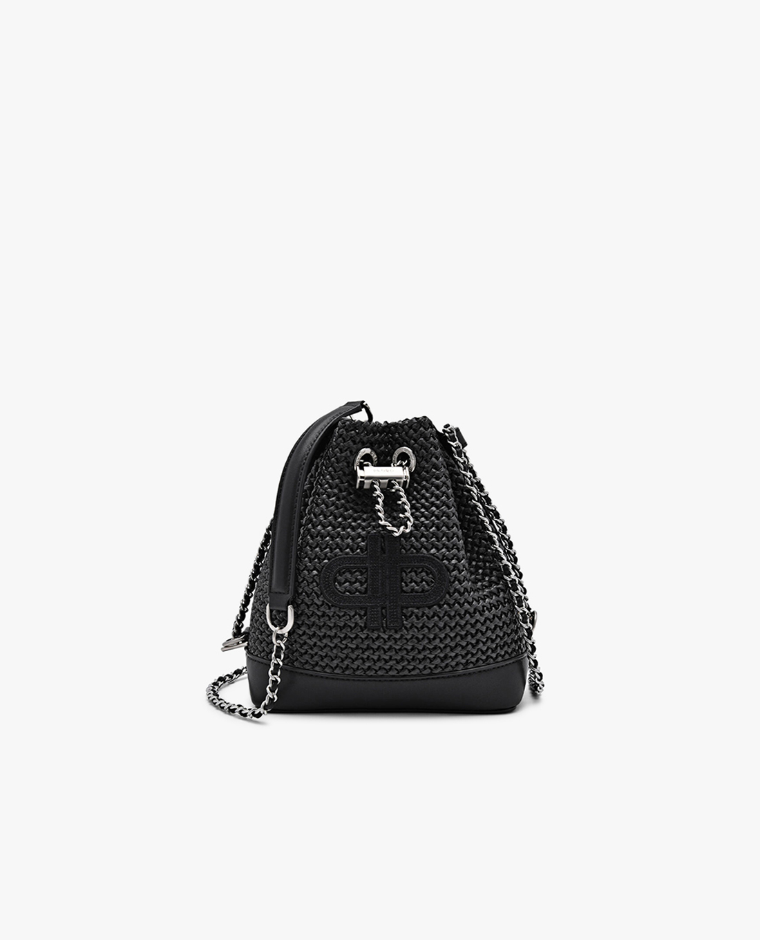 PEDRO - Túi rút dây nữ phom hình thang Icon Raffia Mini