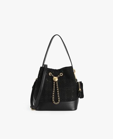  PEDRO - Túi rút dây nữ phom chữ nhật Mini Mosaic 