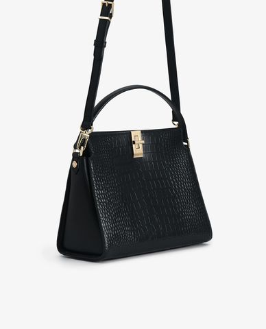  PEDRO - Túi xách tay Embossed Leather Top Handle 