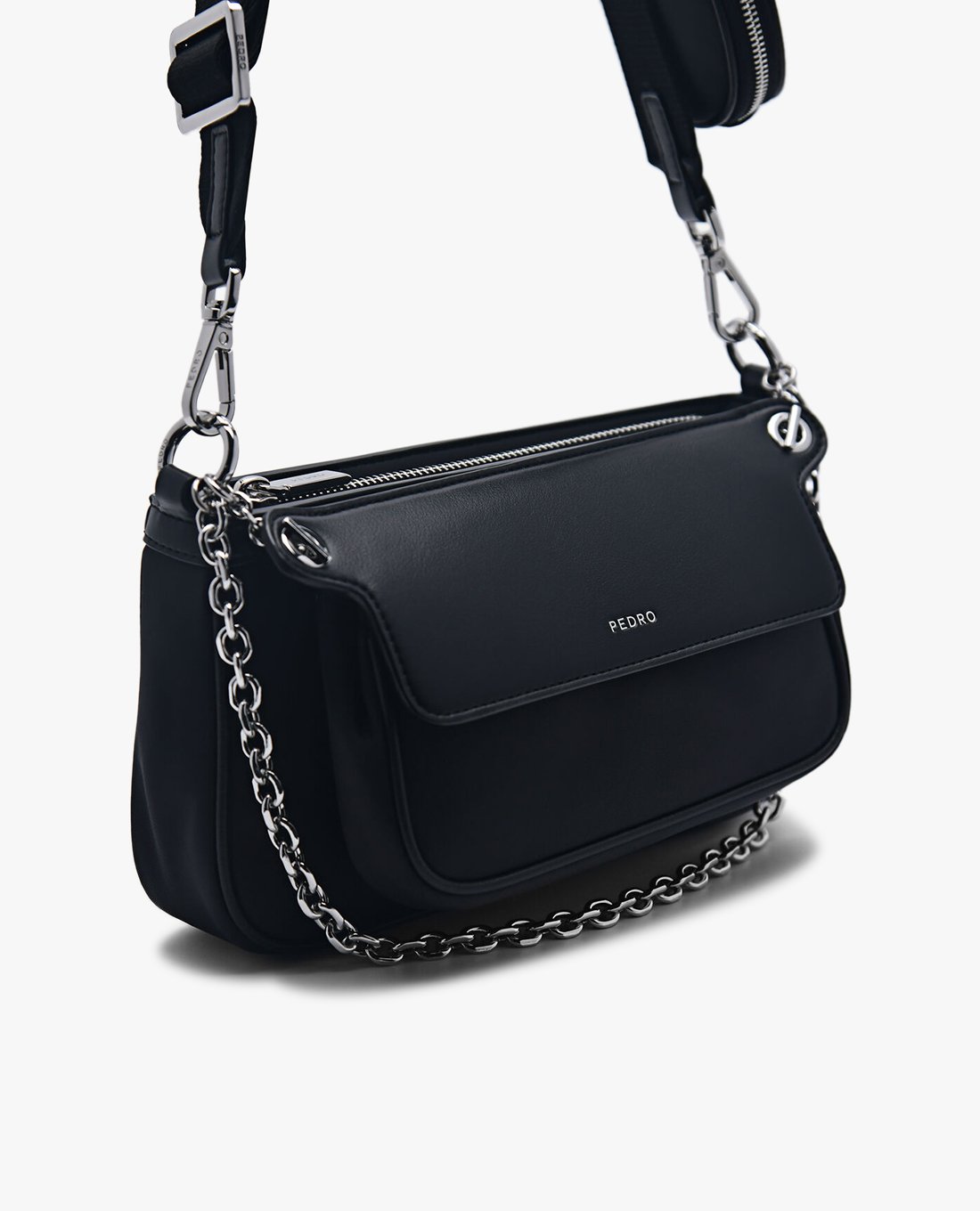 PEDRO - Túi đeo chéo nữ Dilone Nylon Double Flap