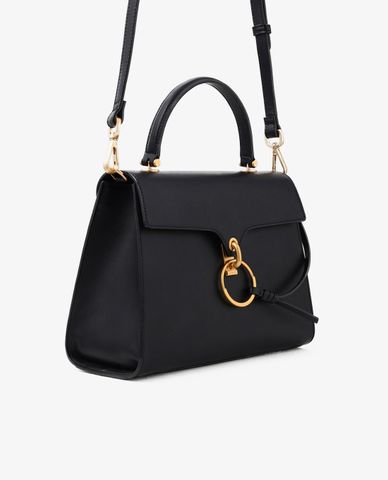  PEDRO - Túi xách tay nữ khóa Oring Black 