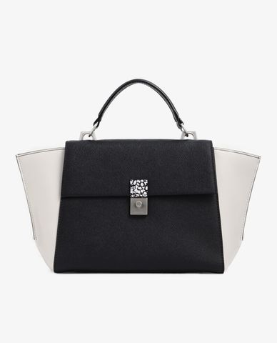  PEDRO - Túi xách tay khóa bấm Black 