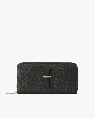  PEDRO - Ví nữ phom dài Embossed Leather Zipper 