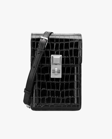  PEDRO - Ví nữ hình chữ nhật Croc Effect Leather Phone Pouch 