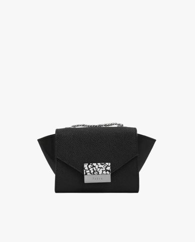  PEDRO - Ví nữ nắp gập Micro Embossed Leather Trapeze Pouch 