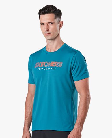  SKECHERS - Áo thun thể thao nam tay ngắn phong cách 