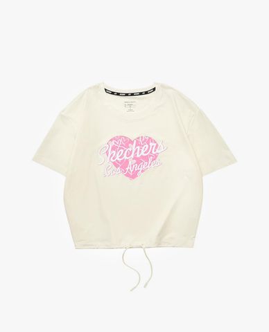  SKECHERS - Áo thun nữ rút dây thời trang 