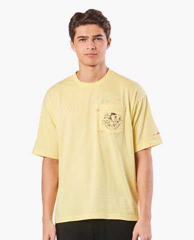  SKECHERS - Áo thun unisex ngắn tay phom suông CNY Pokémon 