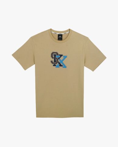  SKECHERS - Áo thun nam cổ tròn tay ngắn Athletics 