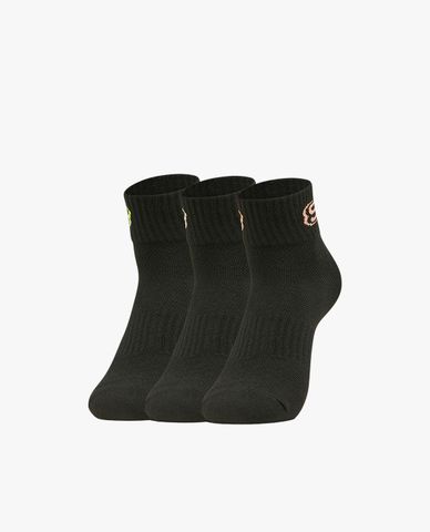  SKECHERS - Set 3 đôi vớ unisex cổ cao Quarter 