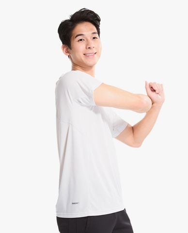  SKECHERS - Áo thun nam cổ tròn tay ngắn City Running Club 