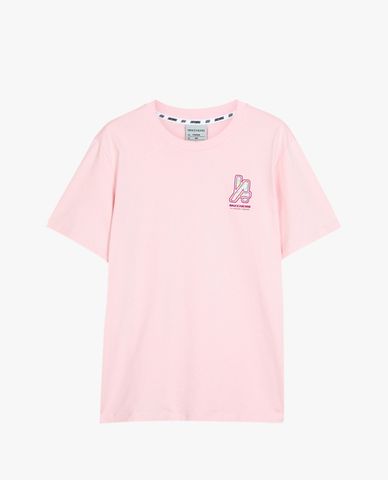  SKECHERS - Áo thun unisex tay ngắn phom suông thời trang 