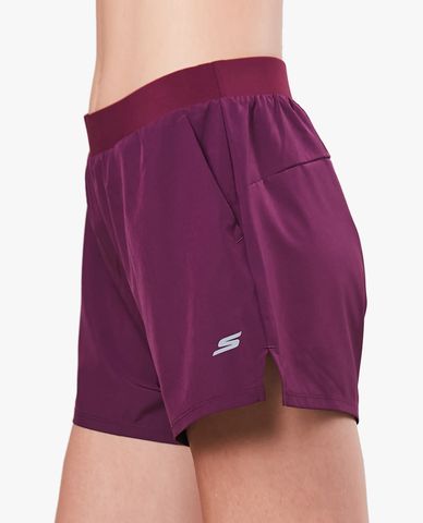  SKECHERS - Quần short tập luyện nữ lưng thun Training 