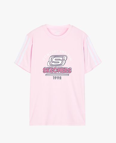  SKECHERS - Áo thun trẻ em tay ngắn năng động 