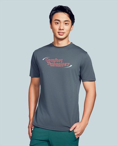  SKECHERS - Áo thun thể thao nam cổ tròn tay ngắn Performance 