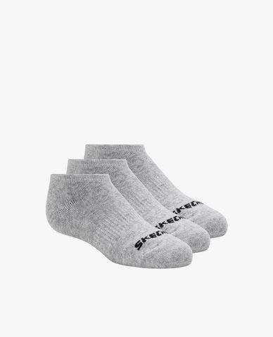  SKECHERS - Set 3 đôi vớ cổ thấp thời trang Non Terry No Show 