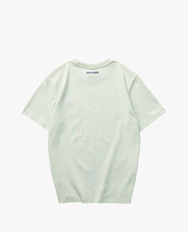  SKECHERS - Áo thun nam ngắn tay phom suông thời trang 