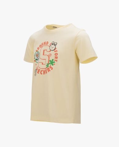  SKECHERS - Áo thun bé gái tay ngắn in hoạ tiết 