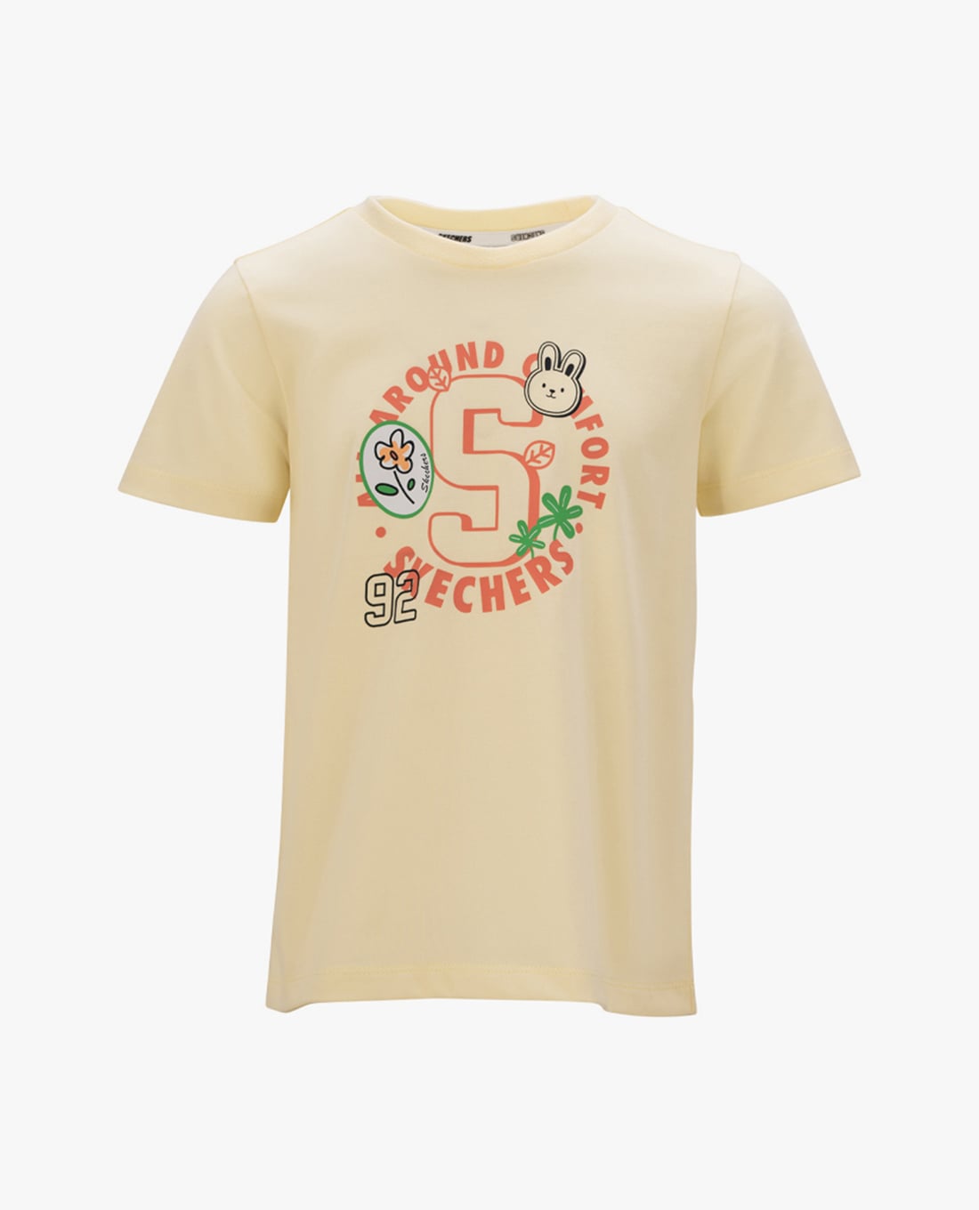 SKECHERS - Áo thun bé gái tay ngắn in hoạ tiết