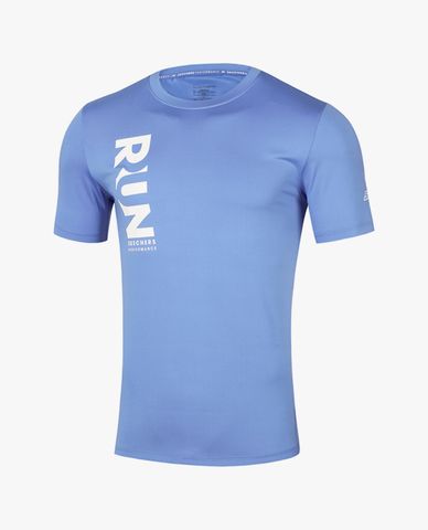  SKECHERS - Áo thun thể thao nam ngắn tay phom ôm 