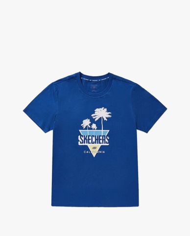  SKECHERS - Áo thun nam tay ngắn năng động 