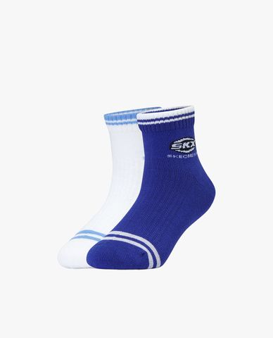  SKECHERS - Set 2 đôi vớ bé trai cổ cao thời trang 