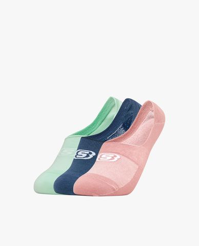  SKECHERS - Pack 3 đôi vớ unisex cổ thấp thời trang Invisible 