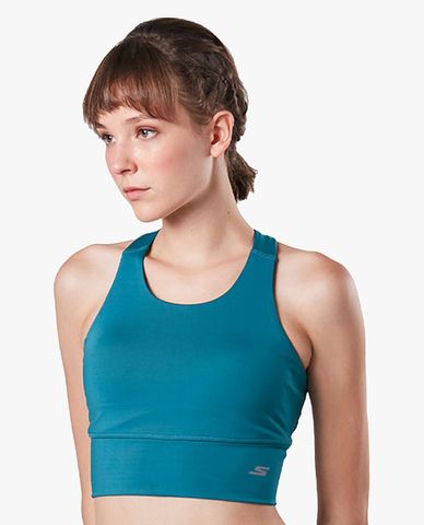  SKECHERS - Áo bra thể thao nữ phối logo thời trang 