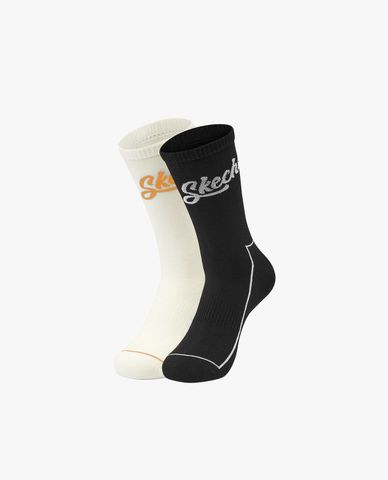  SKECHERS - Pack 2 đôi vớ unisex cổ cao Crew-Long 