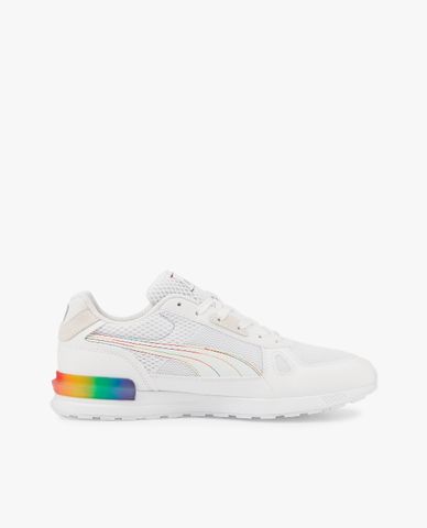  PUMA - Giày tập luyện unisex Graviton Pro Rainbow Hues Trainers 