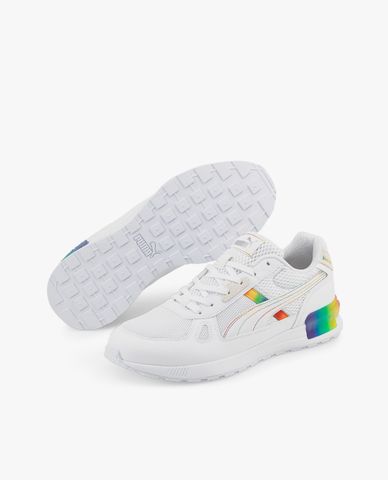  PUMA - Giày tập luyện unisex Graviton Pro Rainbow Hues Trainers 