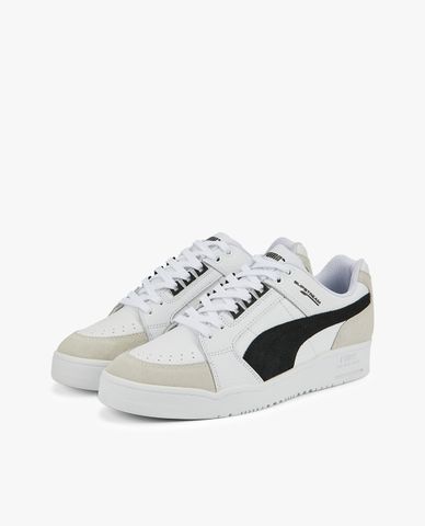  PUMA - Giày sneakers unisex cổ thấp Slipstream Lo Suede FS 