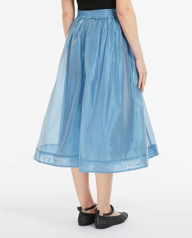  WEEKEND MAX MARA - Chân váy xếp li midi voan Eros 