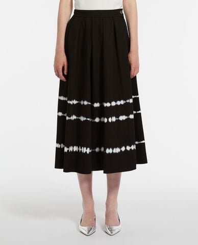  WEEKEND MAX MARA - Chân váy xếp li midi phối sọc tie-dye Fornovo 