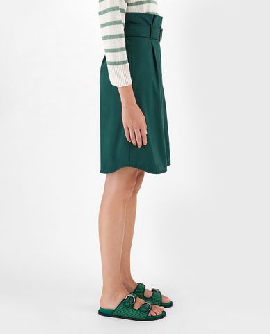  WEEKEND MAX MARA - Chân váy lưng cao mini Cotton Sateen 