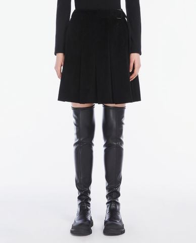  WEEKEND MAX MARA - Chân váy xếp li mini trẻ trung Zucca 