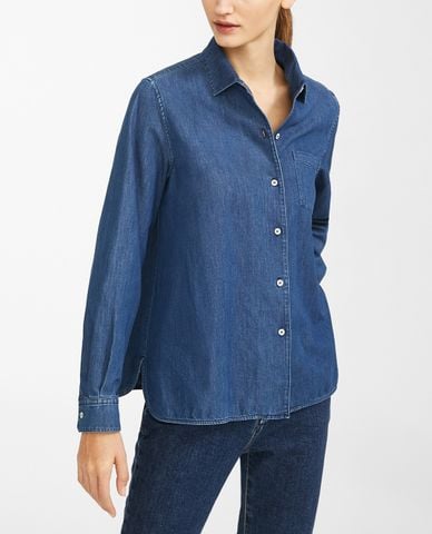  WEEKEND MAX MARA - Áo sơ mi tay dài phom suông thanh lịch 